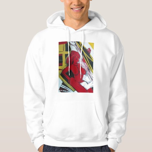 Rode Muse Hoodie (Voorkant)