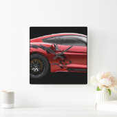 Rode Mustang Coyote klok (Huis)