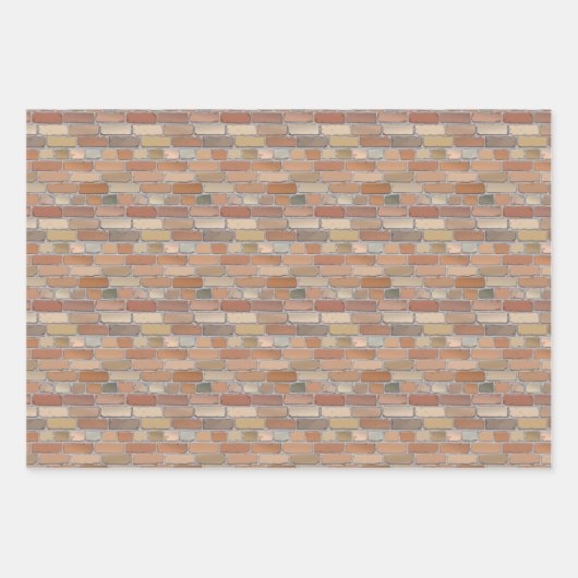 Rode muur. inpakpapier vel (Voorkant 2)