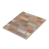 Rode muur. tegeltje (Zijkant)