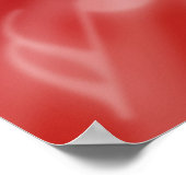 Rode muziek poster (Hoek)