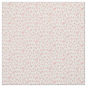 Rode Muzieknoten Stof (Swatch)
