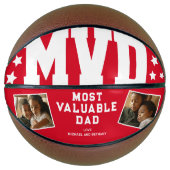 Rode MVD Modern Dad Basketbal Cadeau (Voorkant)
