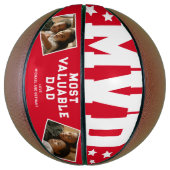Rode MVD Modern Dad Basketbal Cadeau (Verticaal)