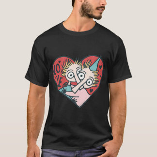 Rode Mymble & Co Skisport Moomin Winter Games Spor T-shirt