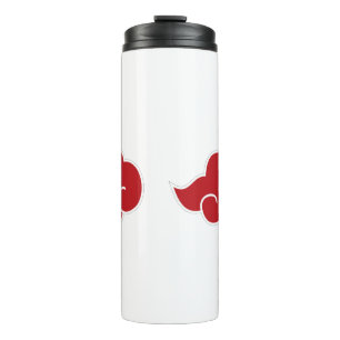 Rode Mystieke Wolk Anime Stijl Thermosbeker
