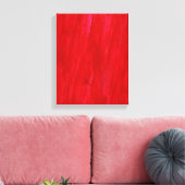 Rode naadloze achtergrond Abstract en Waterverf Canvas Afdruk (Insitu (Woonkamer))