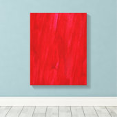 Rode naadloze achtergrond Abstract en Waterverf Canvas Afdruk (Insitu (Houten vloer))
