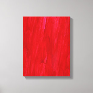 Rode naadloze achtergrond Abstract en Waterverf Canvas Afdruk