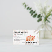 Rode nagelhanden | Loyalty Cards (Staand voorkant)