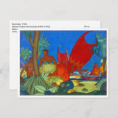 Rode nagels van Arman Manookian Briefkaart (Voorkant / Achterkant)