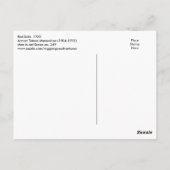 Rode nagels van Arman Manookian Briefkaart (Achterkant)