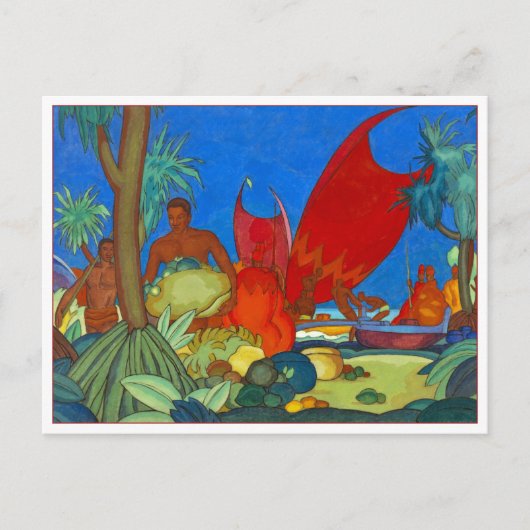 Rode nagels van Arman Manookian Briefkaart (Voorkant)