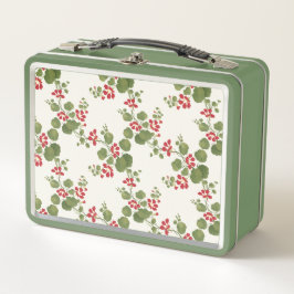 Rode Nasturtium Cream Achtergrond