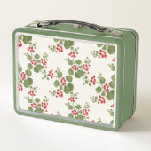 Rode Nasturtium Cream Achtergrond (Achterkant)