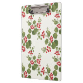 Rode Nasturtium Cream Achtergrond Klembord (Links)