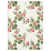 Rode Nasturtium Cream Achtergrond Klembord (Achterkant)