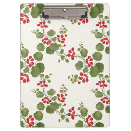 Rode Nasturtium Cream Achtergrond Klembord