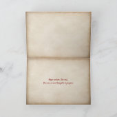 Rode nautische anker die aan je denkt kaart (Binnen)