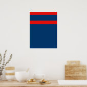 rode navy rood poster (Keuken)