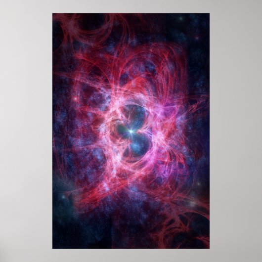 Rode Nebula Poster (Voorkant)
