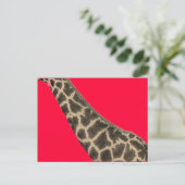 rode nek briefkaart (Staand voorkant)