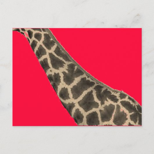 rode nek briefkaart (Voorkant)
