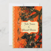 Rode nek bruiloft uitnodiging (Voorkant)