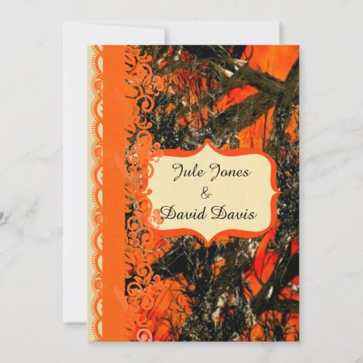 Rode nek bruiloft uitnodiging (Voorkant)