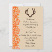 Rode nek bruiloft uitnodiging (Achterkant)