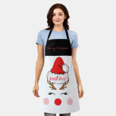 Rode Neus Rendier Santa's Hoed Prettig Kerstmis Ma Schort (Gedragen)