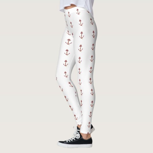 Rode neusankers leggings (Links)
