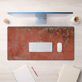 Rode Nevel, Een Gel Print Abstract Bureaumat