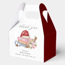 Rode Nieuwe Hoofdstuk Begint Winter Bloemen Baby S