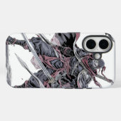 Rode Ninja Phone Hoesje (Achterkant (horizontaal))