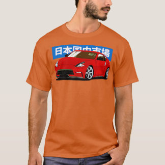 Rode Nissan 370Z Z34 T-shirt