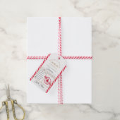 Rode Noordpool Express Speciale levering Cadeaulabel (Met Touw)