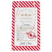 Rode Noordpool Express Speciale levering Kerstmis Klein Cadeauzakje (Voorkant)