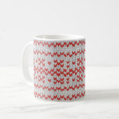 RODE NORDIC BREI WITTE MOK (Voorkant links)