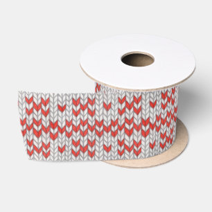 RODE NORDISCHE BREI 7,5 cm Satijnen Lint