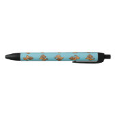 Rode Norfolk Terrier Zwarte Inkt Pen (Bodem)