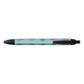 Rode Norfolk Terrier Zwarte Inkt Pen (Achterkant)