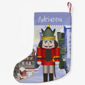 Rode notenkraker, Beierse Duits gepersonaliseerd Kleine Kerstsok (Achterkant)