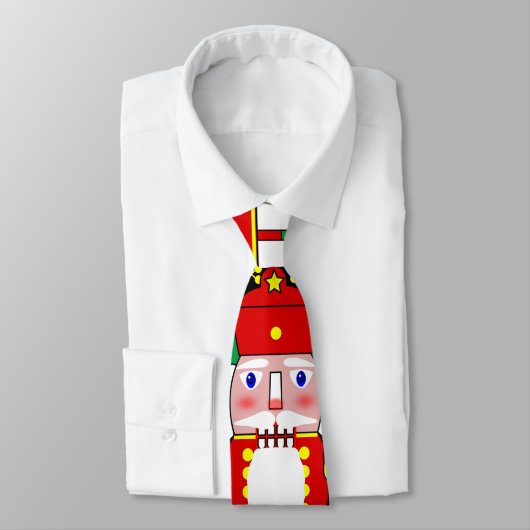 Rode Notenkraker Soldaat Kerstmis Stropdas (Gebonden)