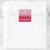 Rode Oceaan Sticker (Tas)