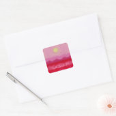 Rode Oceaan Sticker (Envelop)