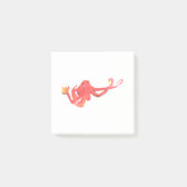 Rode Octopus Bierliefhebber Post-it® Notes (Voorkant)