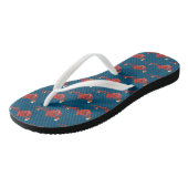 Rode Octopus Bierliefhebber Teenslippers (Schuin)