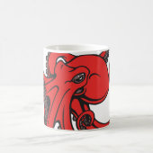 Rode octopus koffiemok (Center)