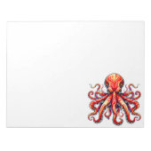 Rode Octopus Notitieblok (Voorkant)
